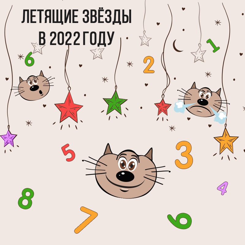 Летящие звёзды в 2022 году