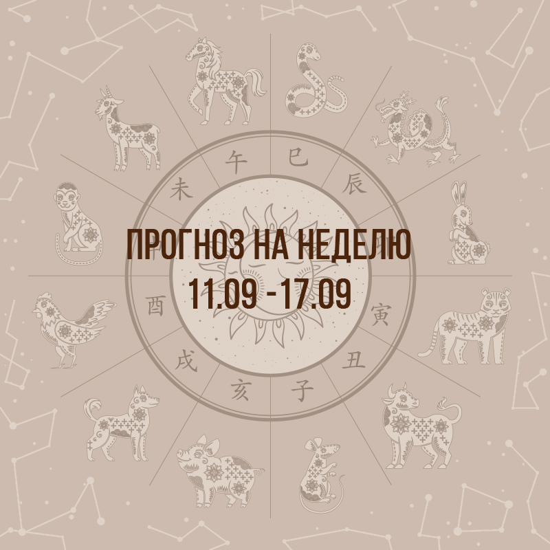 Прогноз на неделю с 11 по 17 сентября