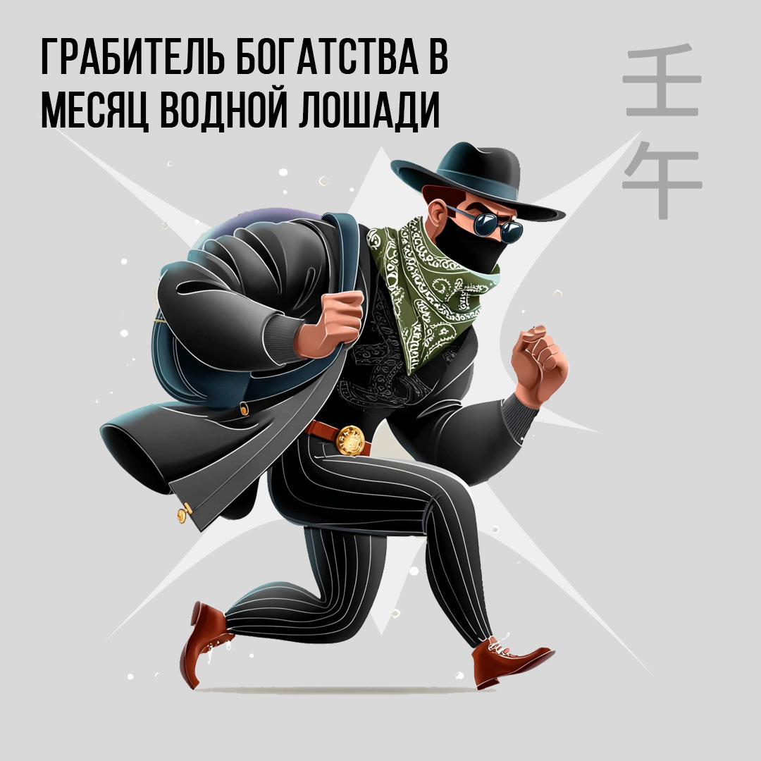 Грабитель Богатства в Июне (месяц Водной Лошади)