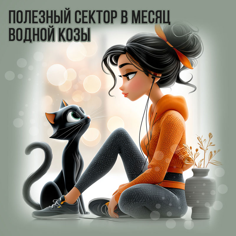 Полезный сектор в Июле (в месяц Водной Козы)