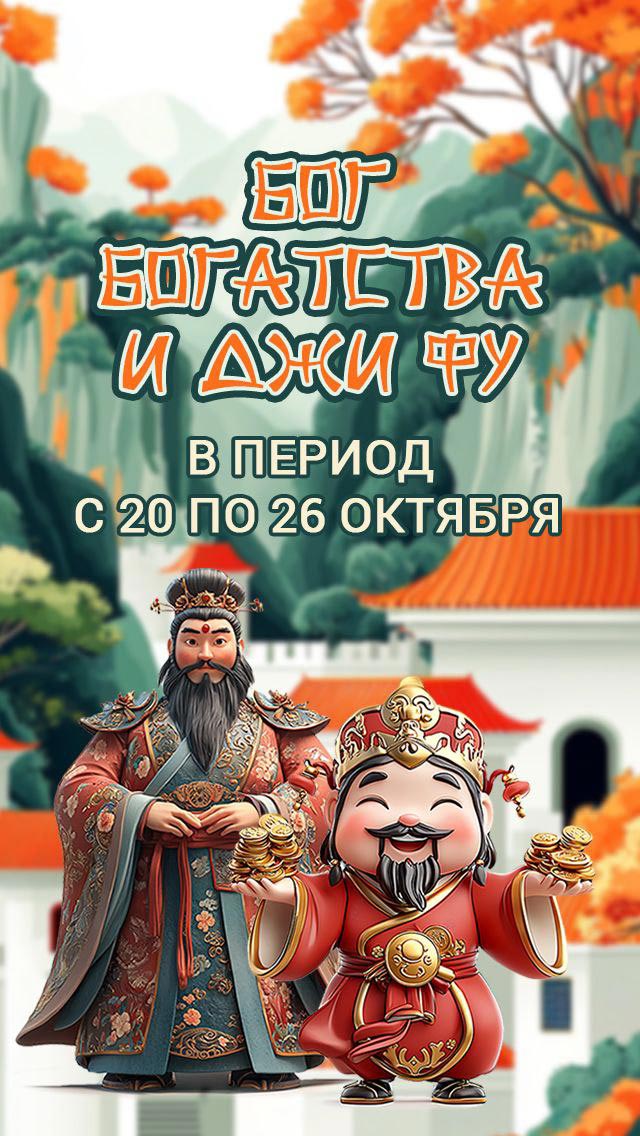 Прогноз на неделю (20-26) : Бог богатства и Джи Фу