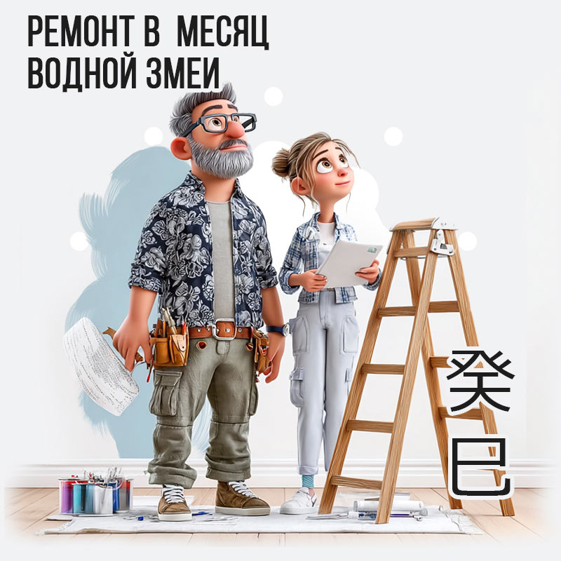 Ремонт в Мае (месяц Водной Змеи)